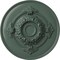 Ekena Millwork Monique Ceiling Medallion (Fits Canopies up to 3 3/4"), Hand-Painted Cloud Burst, 13 3/4"OD x 1"P CM13MOCBF - alternate 1